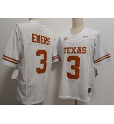 Texas Longhorns #3 Quinn Ewers White F U S E Jersey Texas Longhorns #3 Quinn Ewers White F U S E Jersey