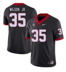 Men #35 Damon Wilson Jr. Georgia Bulldogs College Football Jerseys Stitched-Black Men #35 Damon Wilson Jr. Georgia Bulldogs College Football Jerseys Stitched-Black