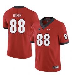 Men #88 Ryland Goede Georgia Bulldogs College Football Jerseys Sale-red Men #88 Ryland Goede Georgia Bulldogs College Football Jerseys Sale-red
