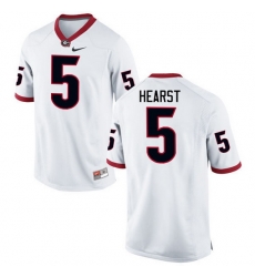 Men Georgia Bulldogs #5 Garrison Hearst College Football Jerseys-White Men Georgia Bulldogs #5 Garrison Hearst College Football Jerseys-White