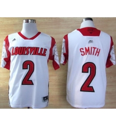 Louisville Cardinals 2 Russ Smith White College NCAA Jerseys Louisville Cardinals 2 Russ Smith White College NCAA Jerseys