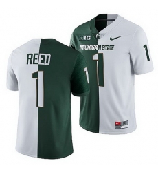 Michigan State Spartans Jayden Reed Michigan State Spartans Split Edition 2021 22 Jersey Michigan State Spartans Jayden Reed Michigan State Spartans Split Edition 2021 22 Jersey