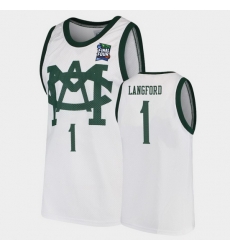 Michigan State Spartans Joshua Langford White 2019 Final Four Men'S Jersey Michigan State Spartans Joshua Langford White 2019 Final Four Men'S Jersey