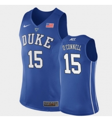 Duke Blue Devils Alex O'Connell Royal Authentic Men'S Jersey Duke Blue Devils Alex O'Connell Royal Authentic Men'S Jersey