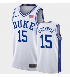 Duke Blue Devils Alex O'Connell White Authentic Men'S Jersey Duke Blue Devils Alex O'Connell White Authentic Men'S Jersey