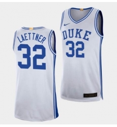 Duke Blue Devils Christian Laettner White Replica Men'S Jersey Duke Blue Devils Christian Laettner White Replica Men'S Jersey