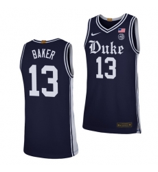 Duke Blue Devils Joey Baker Navy Alternate Men'S Jersey Duke Blue Devils Joey Baker Navy Alternate Men'S Jersey