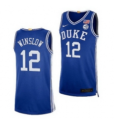 Duke Blue Devils Justise Winslow Elite Basketball Authentic Jersey Duke Blue Devils Justise Winslow Elite Basketball Authentic Jersey