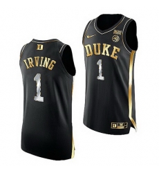 Duke Blue Devils Kyrie Irving Black Golden Edition Nba Alumni Jersey Duke Blue Devils Kyrie Irving Black Golden Edition Nba Alumni Jersey
