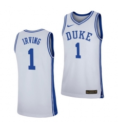 Duke Blue Devils Kyrie Irving White Replica Men'S Jersey Duke Blue Devils Kyrie Irving White Replica Men'S Jersey