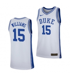Duke Blue Devils Mark Williams White Replica Men'S Jersey Duke Blue Devils Mark Williams White Replica Men'S Jersey