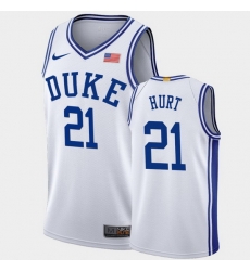 Duke Blue Devils Matthew Hurt White Authentic Men'S Jersey Duke Blue Devils Matthew Hurt White Authentic Men'S Jersey