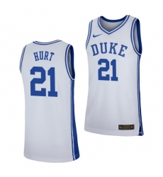 Duke Blue Devils Matthew Hurt White Replica Men'S Jersey Duke Blue Devils Matthew Hurt White Replica Men'S Jersey
