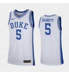 Duke Blue Devils Rj Barrett White Replica Men'S Jersey Duke Blue Devils Rj Barrett White Replica Men'S Jersey