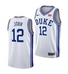 Duke Blue Devils Theo John Home 2021 Jersey Duke Blue Devils Theo John Home 2021 Jersey