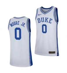 Duke Blue Devils Wendell Moore Jr. White Replica Men'S Jersey Duke Blue Devils Wendell Moore Jr. White Replica Men'S Jersey