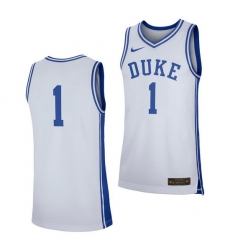 Duke Blue Devils White Replica Jersey Duke Blue Devils White Replica Jersey