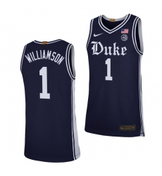 Duke Blue Devils Zion Williamson Navy Alternate Men'S Jersey Duke Blue Devils Zion Williamson Navy Alternate Men'S Jersey