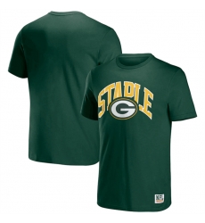 Men Green Bay Packers X Staple Green Logo Lockup T Shirt Men Green Bay Packers X Staple Green Logo Lockup T Shirt