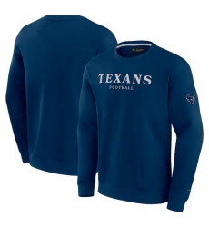 Men Fanatics Navy Houston Texans Elements Unlimited Fleece Pullover Sweatshirt Men Fanatics Navy Houston Texans Elements Unlimited Fleece Pullover Sweatshirt