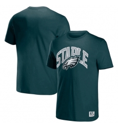 Men Philadelphia Eagles X Staple Green Logo Lockup T Shirt Men Philadelphia Eagles X Staple Green Logo Lockup T Shirt