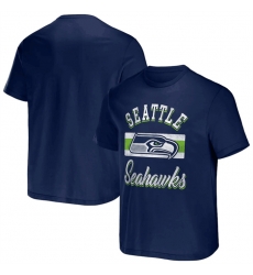 Men Seattle Seahawks Navy X Darius Rucker Collection Stripe T Shirt Men Seattle Seahawks Navy X Darius Rucker Collection Stripe T Shirt