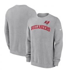 Men Nike Heather Gray Tampa Bay Buccaneers Club Pullover Sweatshirt Men Nike Heather Gray Tampa Bay Buccaneers Club Pullover Sweatshirt