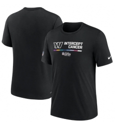 Men Washington Commanders 2022 Black Crucial Catch Performance T Shirt Men Washington Commanders 2022 Black Crucial Catch Performance T Shirt