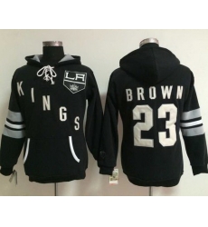Los Angeles Kings 23 Dustin Brown Black Women Old Time Heidi Hoodie Los Angeles Kings 23 Dustin Brown Black Women Old Time Heidi Hoodie
