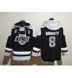 Men Los Angeles Kings 8 Drew Doughty Black Ageless Must Have Lace Up Pullover Hoodie Men Los Angeles Kings 8 Drew Doughty Black Ageless Must Have Lace Up Pullover Hoodie