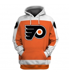 Men Philadelphia Flyers Orange All Stitched Hooded Sweatshirt Men Philadelphia Flyers Orange All Stitched Hooded Sweatshirt