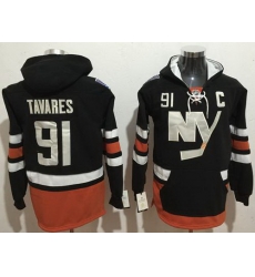 Men New York Islanders 91 John Tavares Dark Blue Name 26 Number Pullover NHL Hoodie Men New York Islanders 91 John Tavares Dark Blue Name 26 Number Pullover NHL Hoodie