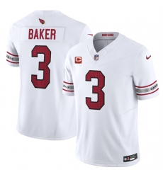 Men Arizona Cardinals 3 Budda Baker White 2023 F U S E With 4 Star C Patch Vapor Untouchable F U S E Limited Stitched Football Jersey Men Arizona Cardinals 3 Budda Baker White 2023 F U S E With 4 Star C Patch Vapor Untouchable F U S E Limited Stitched Football Jersey