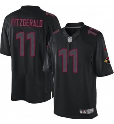 Men Nike Arizona Cardinals 11 Larry Fitzgerald Limited Black Impact NFL Jersey Men Nike Arizona Cardinals 11 Larry Fitzgerald Limited Black Impact NFL Jersey