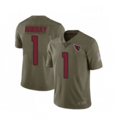 Youth Arizona Cardinals #1 Kyler Murray Limited Olive 2017 Salute to Service NFL Jersey Youth Arizona Cardinals #1 Kyler Murray Limited Olive 2017 Salute to Service NFL Jersey