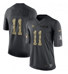 Youth Nike Arizona Cardinals 11 Larry Fitzgerald Limited Black 2016 Salute to Service NFL Jersey Youth Nike Arizona Cardinals 11 Larry Fitzgerald Limited Black 2016 Salute to Service NFL Jersey