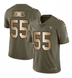 Youth Nike Arizona Cardinals 55 Chandler Jones Limited OliveGold 2017 Salute to Service NFL Jersey Youth Nike Arizona Cardinals 55 Chandler Jones Limited OliveGold 2017 Salute to Service NFL Jersey