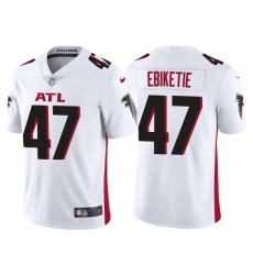 Men Atlanta Falcons 47 Arnold Ebiketie White Vapor Untouchable Limited Stitched Jersey Men Atlanta Falcons 47 Arnold Ebiketie White Vapor Untouchable Limited Stitched Jersey