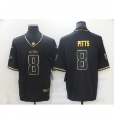 Men's Atlanta Falcons #8 Kyle Pitts Nike Black Gold 2021 Draft First Round Pick Limited Jersey Men's Atlanta Falcons #8 Kyle Pitts Nike Black Gold 2021 Draft First Round Pick Limited Jersey