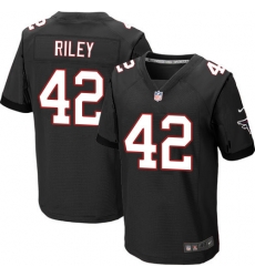 Nike Falcons #42 Duke Riley Black Alternate Mens Stitched NFL Elite Jersey Nike Falcons #42 Duke Riley Black Alternate Mens Stitched NFL Elite Jersey