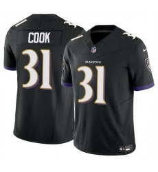 Men Baltimore Ravens 31 Dalvin Cook Black 2024 F U S E Vapor Limited Football Jersey Men Baltimore Ravens 31 Dalvin Cook Black 2024 F U S E Vapor Limited Football Jersey