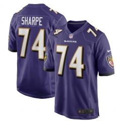 Men Baltimore Ravens #74 Shannon Sharpe Purple Vapor Limited Stitched Jersey Men Baltimore Ravens #74 Shannon Sharpe Purple Vapor Limited Stitched Jersey