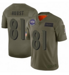 Men Baltimore Ravens 81 Hayden Hurst Limited Camo 2019 Salute to Service Football Jersey Men Baltimore Ravens 81 Hayden Hurst Limited Camo 2019 Salute to Service Football Jersey