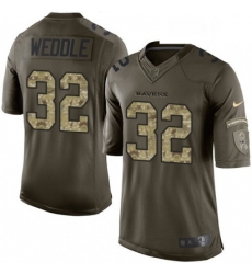 Mens Nike Baltimore Ravens 32 Eric Weddle Limited Green Salute to Service NFL Jersey Mens Nike Baltimore Ravens 32 Eric Weddle Limited Green Salute to Service NFL Jersey