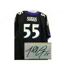 Nike Baltimore Ravens 55 Terrell Suggs Black Elite Signed NFL Jersey Nike Baltimore Ravens 55 Terrell Suggs Black Elite Signed NFL Jersey