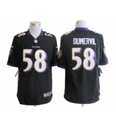 Nike Baltimore Ravens 58 Elvis Dumervil Black Limited NFL Jersey Nike Baltimore Ravens 58 Elvis Dumervil Black Limited NFL Jersey