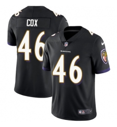 Nike Ravens #46 Morgan Cox Black Alternate Mens Stitched NFL Vapor Untouchable Limited Jersey Nike Ravens #46 Morgan Cox Black Alternate Mens Stitched NFL Vapor Untouchable Limited Jersey