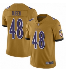 Nike Ravens 48 Patrick Queen Gold Men Stitched NFL Limited Inverted Legend Jersey Nike Ravens 48 Patrick Queen Gold Men Stitched NFL Limited Inverted Legend Jersey