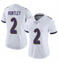 Women Nike Baltimore Ravens #2 Tyler Huntley White Vapor Untouchable Limited Jersey Women Nike Baltimore Ravens #2 Tyler Huntley White Vapor Untouchable Limited Jersey