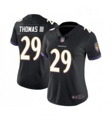Womens Baltimore Ravens 29 Earl Thomas III Black Alternate Vapor Untouchable Limited Player Football Jersey Womens Baltimore Ravens 29 Earl Thomas III Black Alternate Vapor Untouchable Limited Player Football Jersey